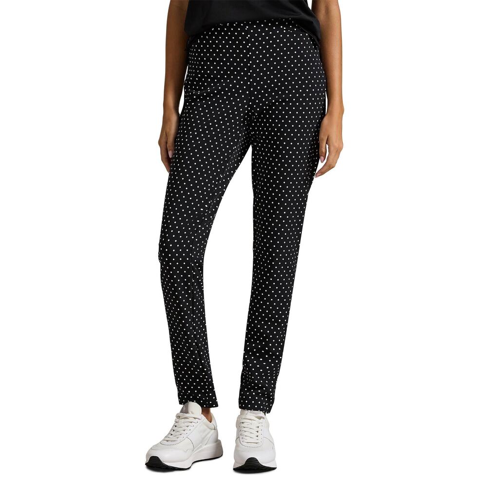RLX Ralph Lauren Eagle Stretch Twill Golf Pants - Polo Black Polka Dot Womens 8